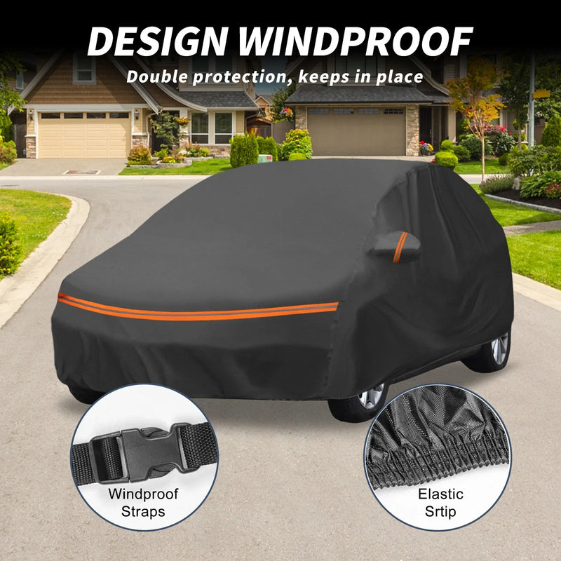 Hyundai i20 (2014-2021) with Zipper Waterproof PEVA Cotton Car Cover