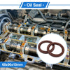 Make Model Oil Seal 2 Pcs Rotary Shaft Seal FKM Rubber 68x90x10mm Brown
