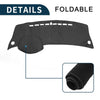 Honda City Grace 2008-2013 Sun Protector Black Dashboard Cover Mat