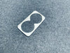Nissan Rogue Interior Rear Matte Water Cup Holder Panel Cover Trim (2021-2023)