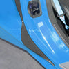 Corvette C8 Vinyl Carbon Fiber Door Armrest Side Cover Trim Set (2020-2024)