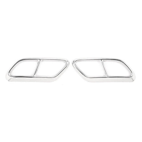 Volvo V90 S90 2 x Rear Exhaust Muffler Tail Pipe Covers (2016-2020)