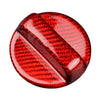 Lexus IS300 IS350 IS500 Red Carbon Fiber Gas Fuel Cap Cover (2021-2024)