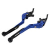 Kawasaki ZX10R / RR / KRT / SE CNC Blue Extendable Brake Clutch Levers (16-20)