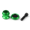 Kawasaki Ninja 250R ZX6R ZX10R 10mm CNC Swing Arm Spools Sliders Green (2008-2019)