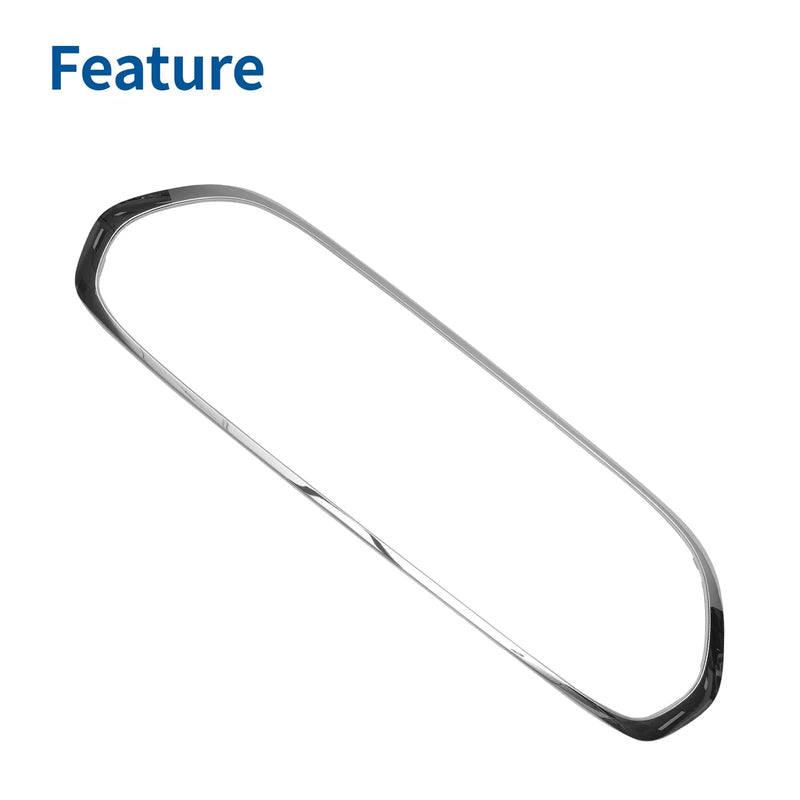 MINI F55 (2014-2021) Chrome Silver Tone Front Lower Grille Trim