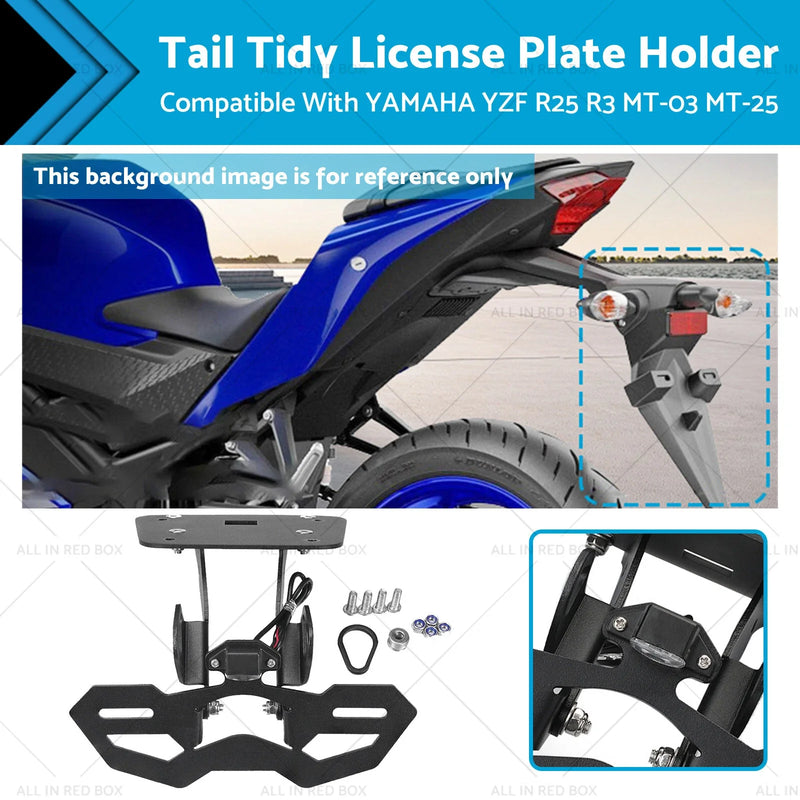YAMAHA YZF R25 R3 MT-03 Tail Tidy License Plate Holder (2014-2020)