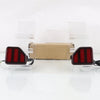 Jeep Wrangler JL Rear Bumper Reflector Tail Fog Lights Lamps (2018–2023)