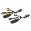 Cafe Racer Bobber 4x LED Mini Turn Signal Lights Amber