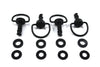 D Ring Bail Dzus Fastener 10 x Carenatura Nera