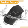Nissan Altima 2019-2024 Black Grey Faux Leather Gear Shift Knob Cover