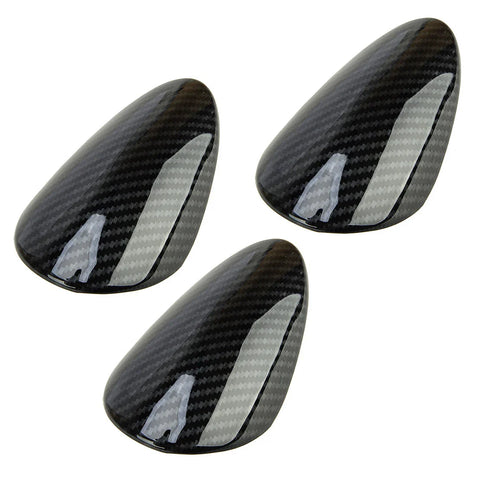 Nissan 370Z 3 x Carbon Fiber Interior Gauge Pad Cover Trim (2009-2020)
