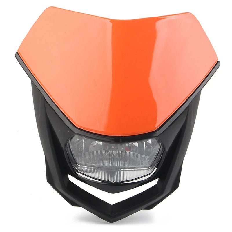 Supermoto & Dirt Bikes - Orange Universal Headlight Lamp (No Year)