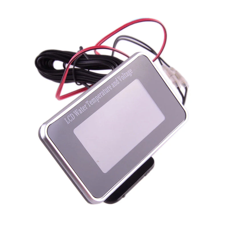 Car Off-Road LCD Digital Voltmeter Water Temp Gauge