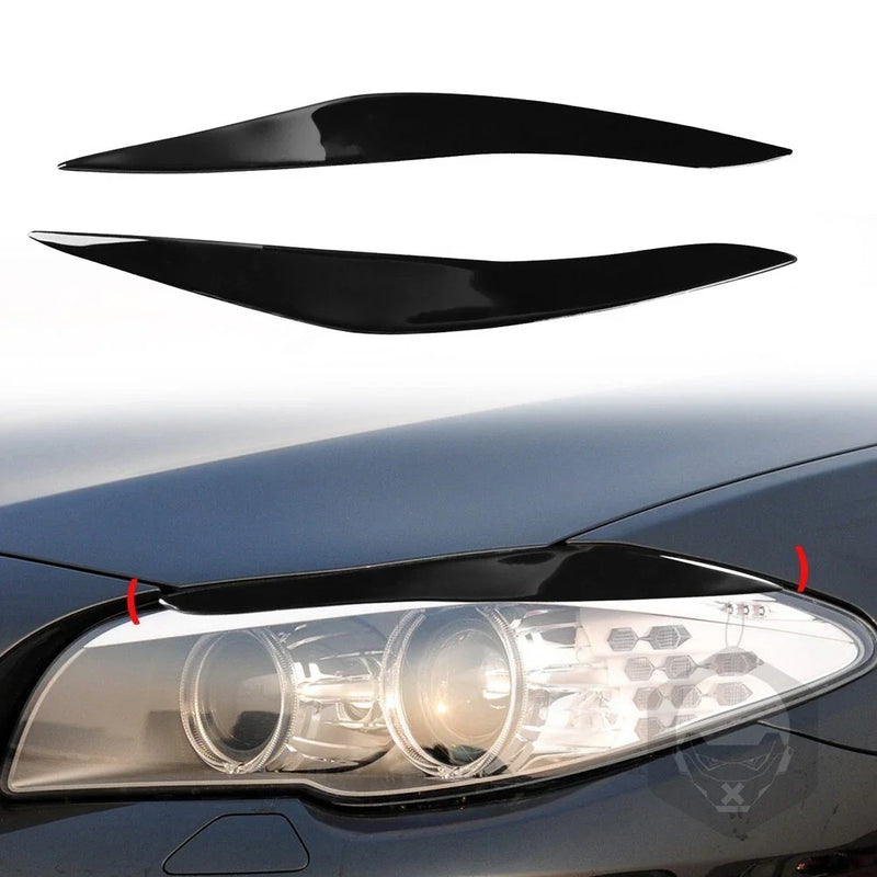 BMW 5 Series F10 / F11 Headlight Trim Eyelid Eyebrow Trim (2010–2017)