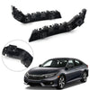 Honda Civic - Black 2 x Front Bumper Retainer Bracket (2017-2019)