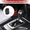 Honda HR-V 2023-2024 Black Grey Faux Leather Car Gear Shift Knob Cover