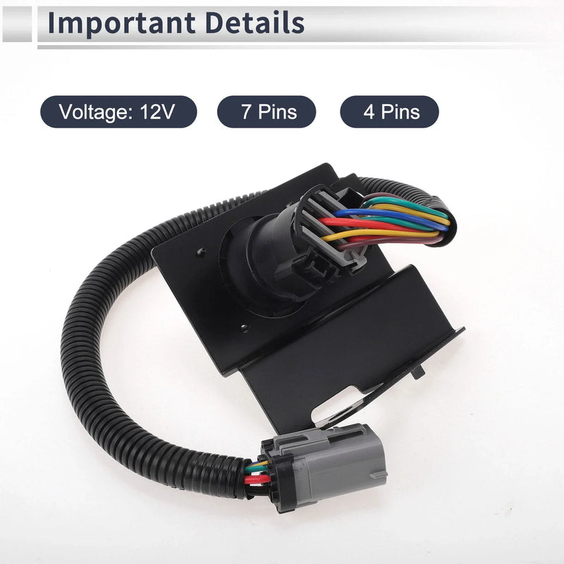 Ford F-250 Super Duty Trailer Wiring Connector Cord (1999-2001)