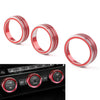 VW Golf Jetta Tiguan Passat Atlas 3 x AC Climate Control Knob Covers (2010-2023)