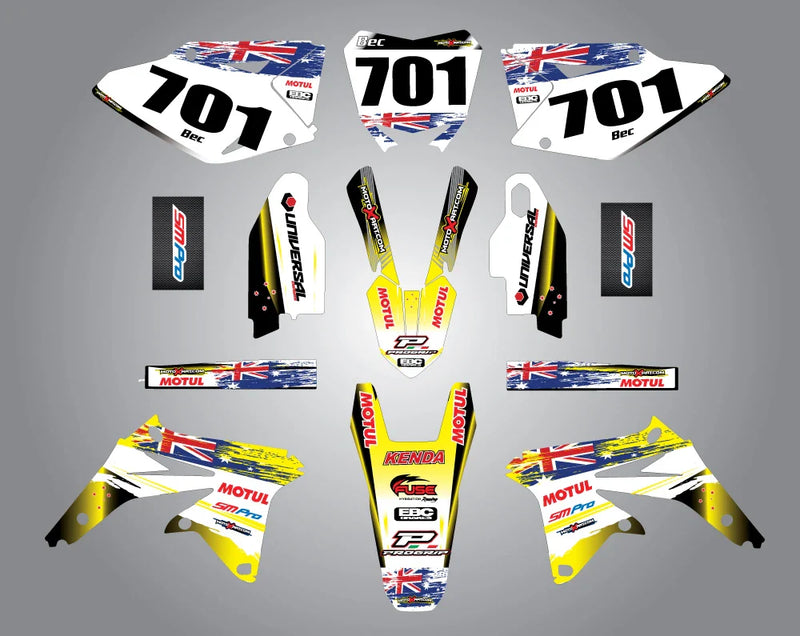 Suzuki RMZ 450 AUSSIE PRIDE Custom Graphic Kit (2008-2015)