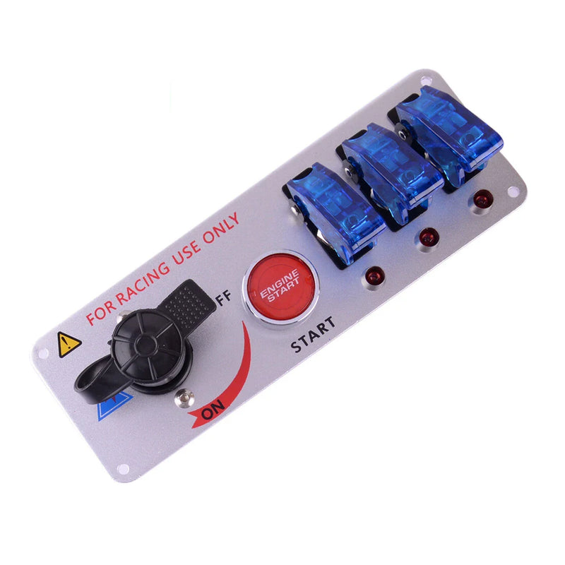 Racing Cars Ignition Switch Panel Engine Start Push Button