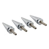 Harley Touring Road Glide 4 x Chrome Spike Windscreen Screw Bolts (1998-2025)