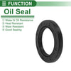 Make Model Oil Seal 45x70x8mm NBR Rotary Shaft Seal Black High Pressure