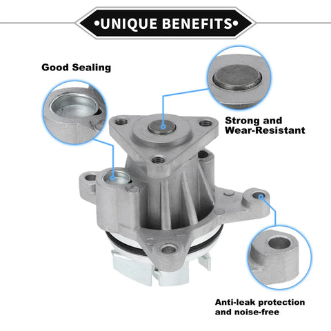 Ford Ecosport, Edge Water Pump (2005-2022, 2012-2014)