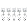 Motorcycle 5 Piece Quick Release Fairing Strap Set (14mm)