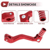 Kayo T2 Red Silver Tone Folding Gear Shifter Lever