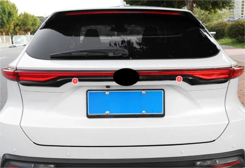 Toyota Harrier Venza Glossy Black Rear Light Taillight Lid Cover (2020-2024)