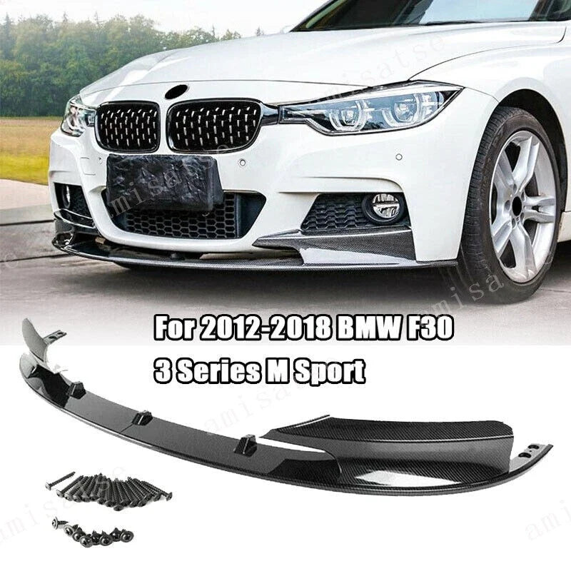 2012-2018 BMW F30 3 Series M Sport Front Bumper Spoiler Lip (2012-2018)