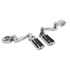 Highway Bars 32mm Footpegs 360° Adjustable Long Mount Clamp 1-1/4in