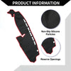 Honda N-BOX JF3 / JF4 (2017-2020) Protector Black Red Dashboard Cover Mat