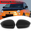 Fiat 500 Glossy Black Left & Right Mirror Covers (2007-2019)