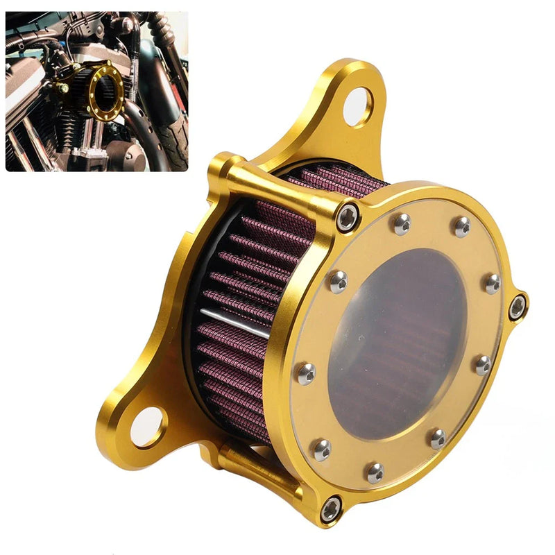Harley Sportster XL 883 XL 91-22 Gold Clear Air Cleaner Intake Filter