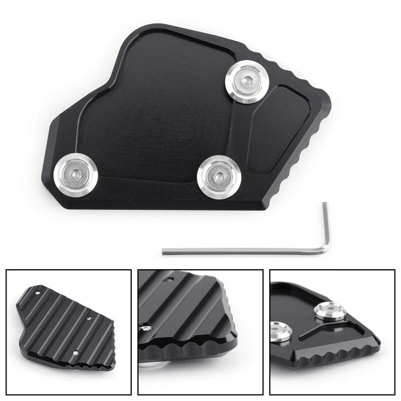 BMW K1600 GT GTL (2011-2015) Black Side Pad Stand Extension Plate