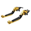 BMW F900R F900XR F750GS F850GS Gold Extendable Brake Clutch Levers (2019-2023)