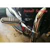 Harley Sportster Iron XL 1200 XL883 Dyna Chrome Foot Pegs Footrests (2004-2023)