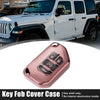 Jeep Wrangler JL Gladiator JT Rubicon TPU Key Fob Cover Case (18-21)