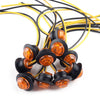 Car Truck Trailer 3/4" Amber Round LED Side Marker Lights ()