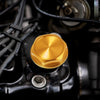 Toyota RAV4 Gold Tone Aluminum Alloy Gas Engine Oil Filler Cap Plug Cover
