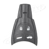 Saab 9-3 Sport (2003-2011) Black 4 x Button Smart Key Fob Shell Cover