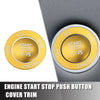 Dodge Charger Challenger Gold Tone Engine Start Stop Button Cover Trim Kit
