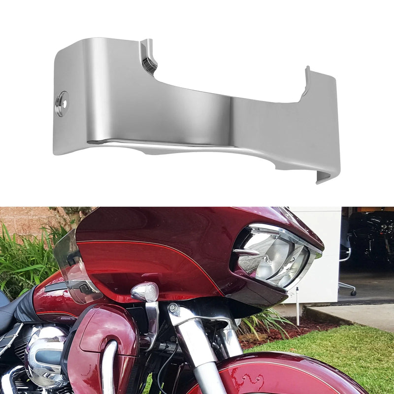 Harley Touring Road Glide Chrome Outer Fairing Skirt (2015-2024)