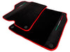 Ferrari California with Alcantara Red Trim Black Floor Mats (2008-2014)