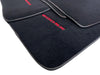 Nissan 200 SX (1995-2000) - 2 x Carpets with Red Logo Tailored Black Floor Mats Set