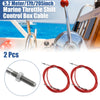 Make Model 2 x 17ft Marine Throttle Shift Remote Control Box Cable