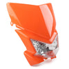 Motorcycle Dirt Bike 250cc Orange 35W Front Headlight Lamp