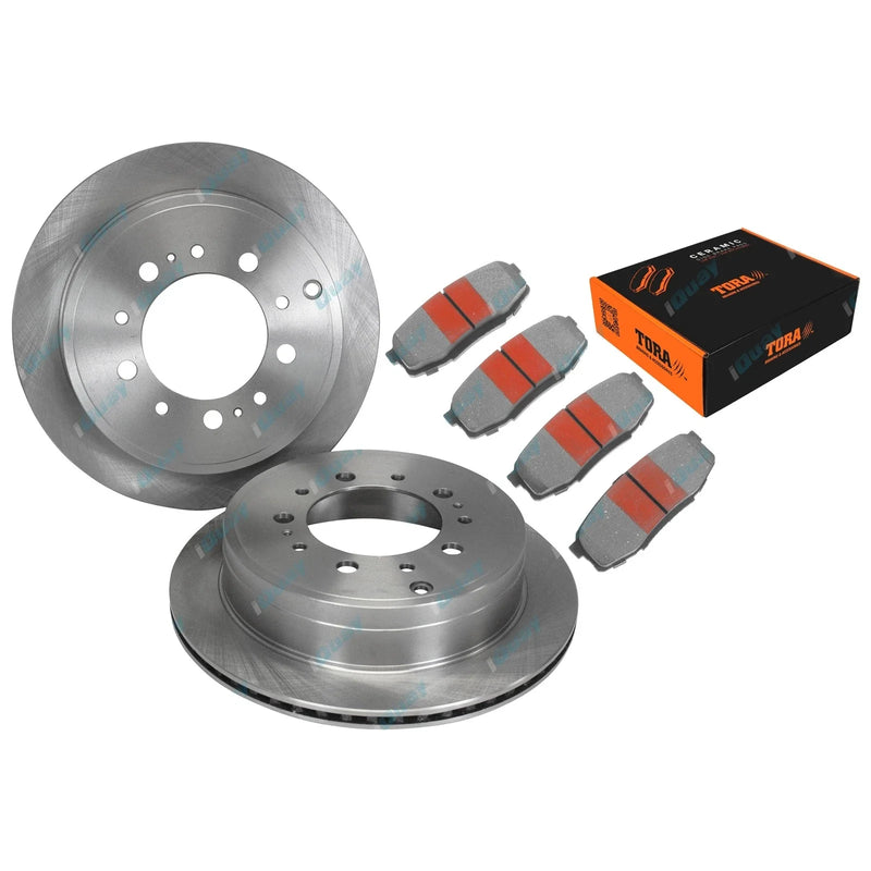 200 Series Land Cruiser V8 Rear Brake Rotors & Pads (2008-2021)